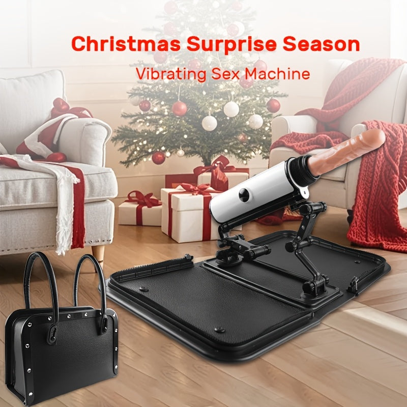 Limited Edition Holiday Vibrating Dildo With Adjustable Angle Plug