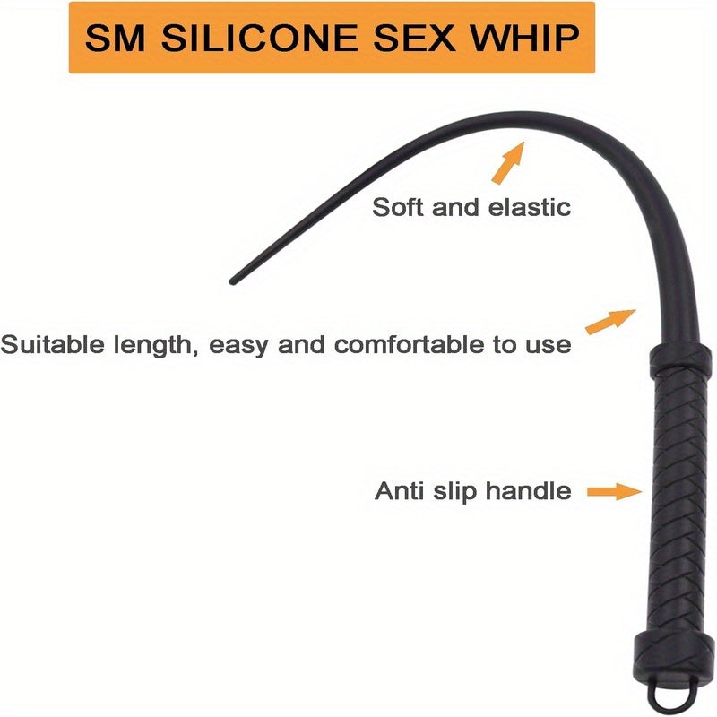 24 Horse Spanking Whip for Sex Play, Flexible for Couples Bed Use