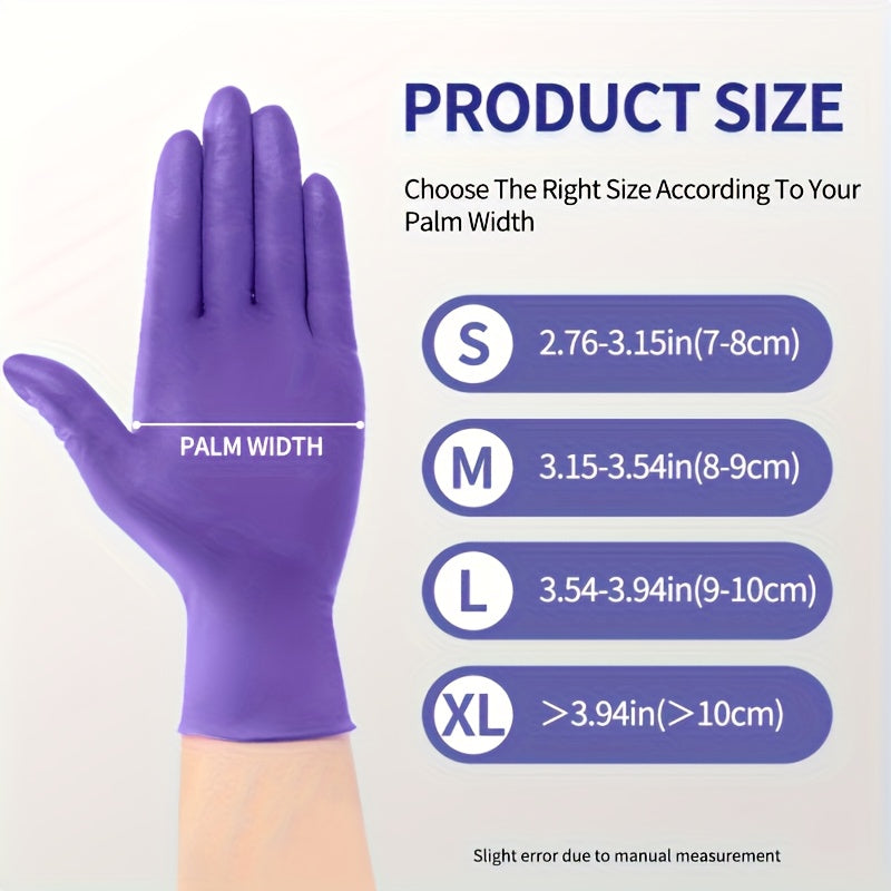 GTT Nitrile Gloves 4.5 Mil Disposable Ambidextrous Tattoo Applications