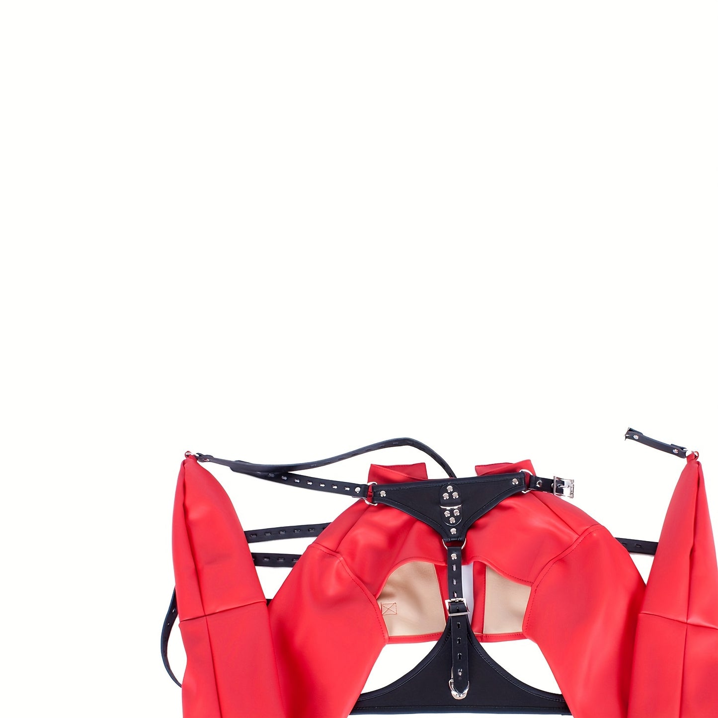 Lactation Straitjacket BDSM Role Play Costume Bra Fetish