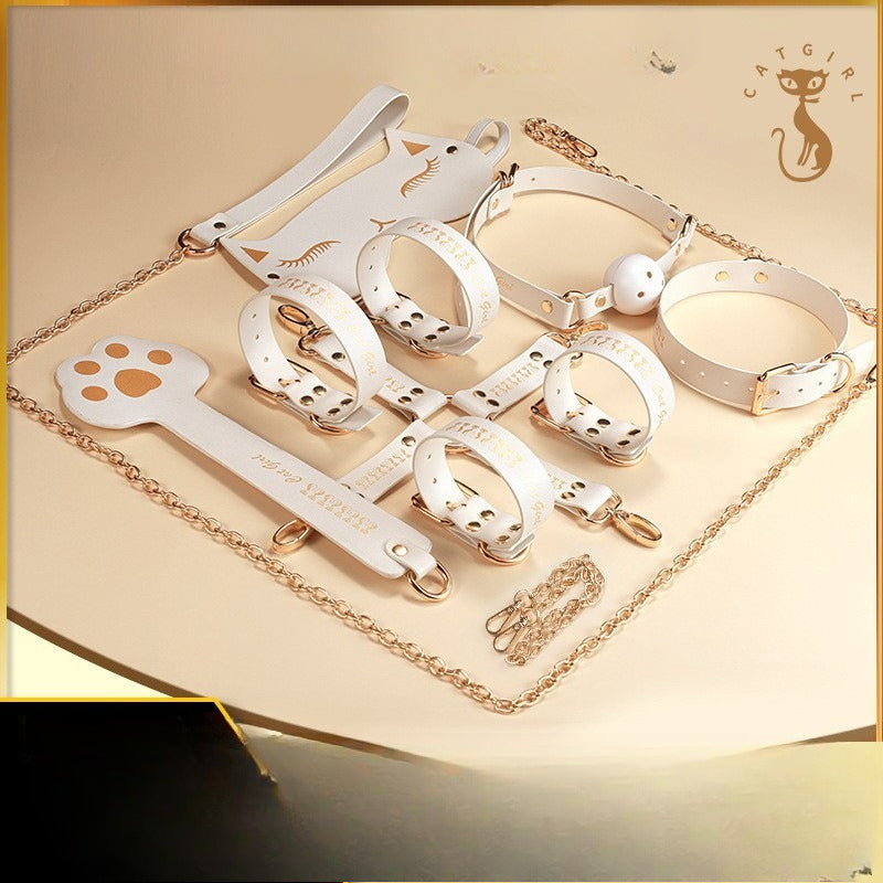 Catgirl 8pcs Set SM Bondage Bundled Sex Couple Adult Sex Products