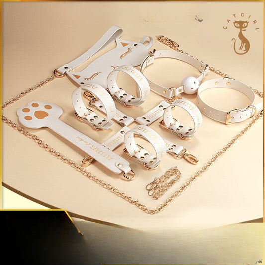 Catgirl 8pcs Set SM Bondage Bundled Sex Couple Adult Sex Products
