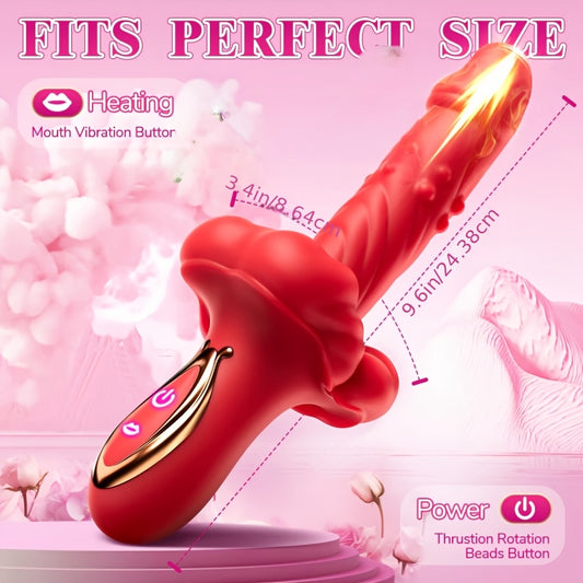 Toendi G Spot Rose Vibrator With 10 Vibration Modes