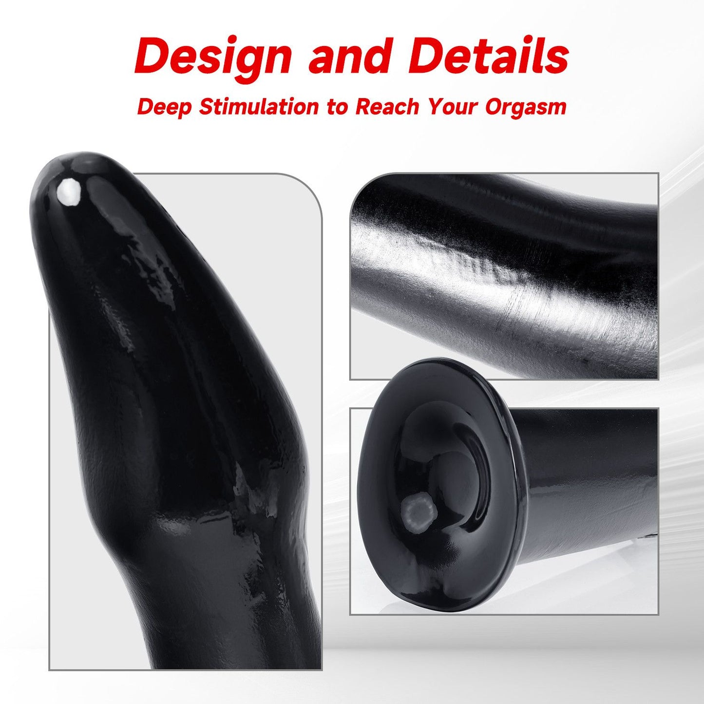 Realistic Silicone Anal Plug and Masturbator for Experienced Users