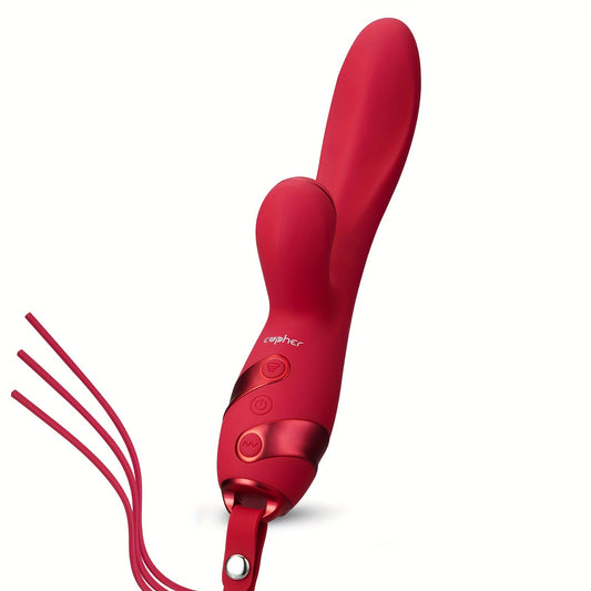 Rabbit Vibrator For Women, BDSM Detachable Whip 10-Frequency Vibration Mode With Clitoris Stimulator Adult Sex Toys For Female Couples