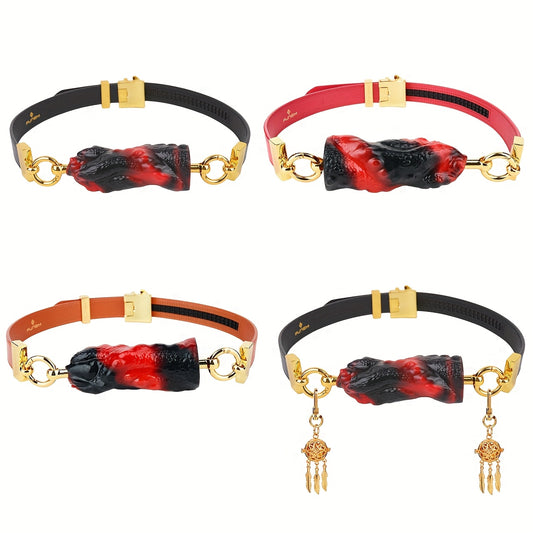 Bell Adorned Ball Gag For BDSM Punishment Accessory Adjustable Straps