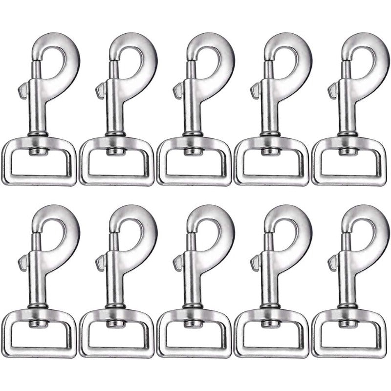 Heavy Duty Swivel Snap Hooks Zinc Alloy Clasp For Leashes
