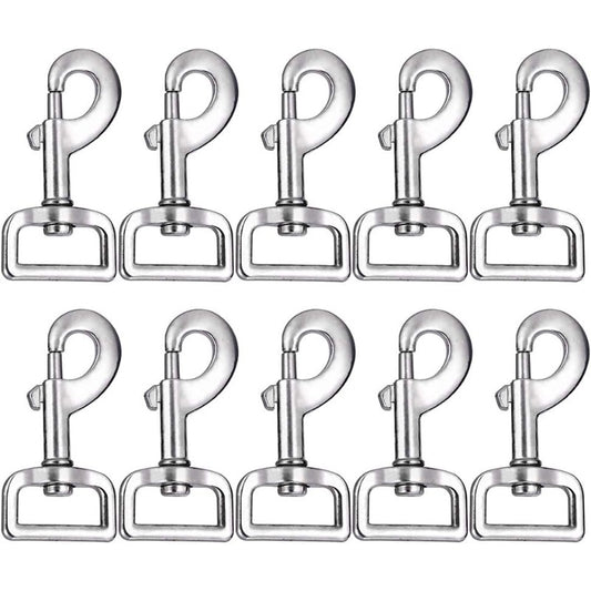 Heavy Duty Swivel Snap Hooks Zinc Alloy Clasp For Leashes