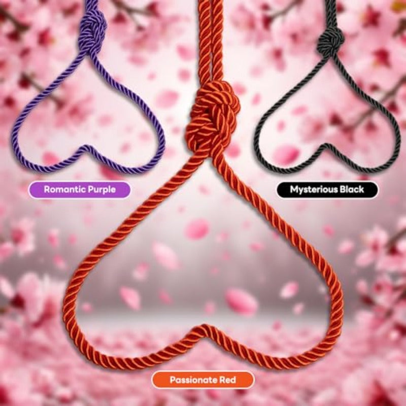 Japanese Shibari Rope Kit Silky Soft Polyester Ropes For Beginners