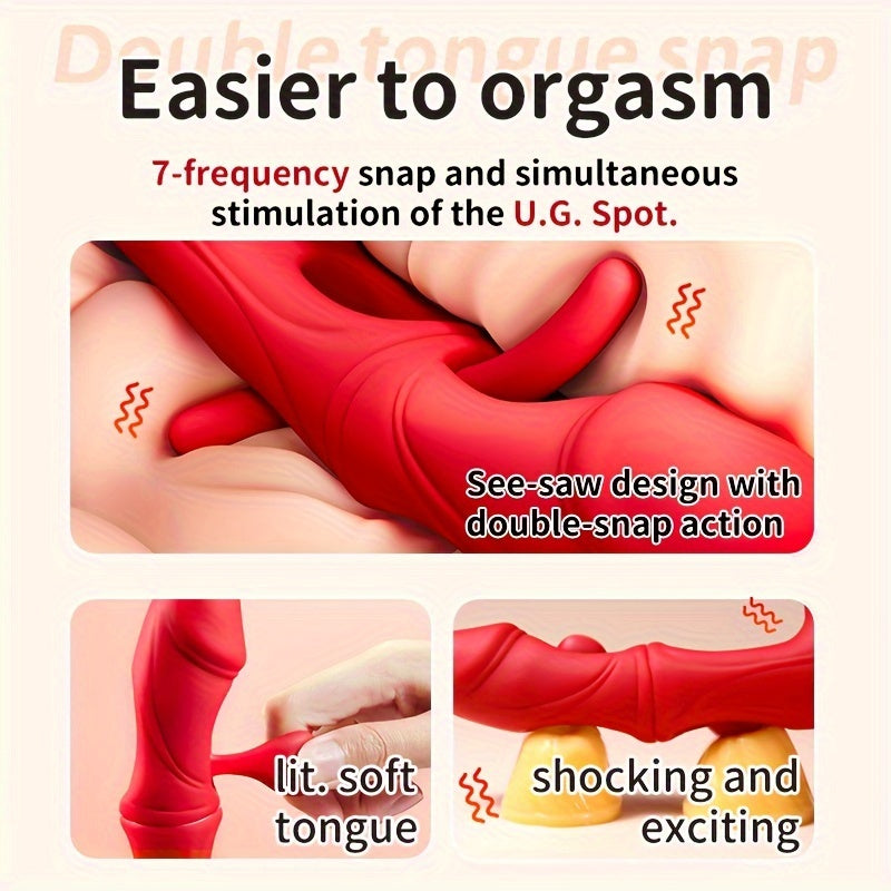 AAV 4-In-1 Multifunctional USB Rechargeable Silicone Pleasure Toy