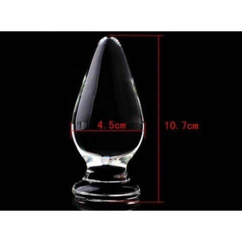 Glass Anal Plug Set With Vibration Safe Unique Design