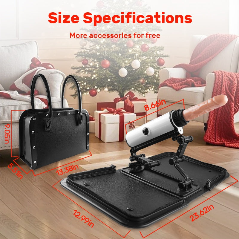Limited Edition Holiday Vibrating Dildo With Adjustable Angle Plug