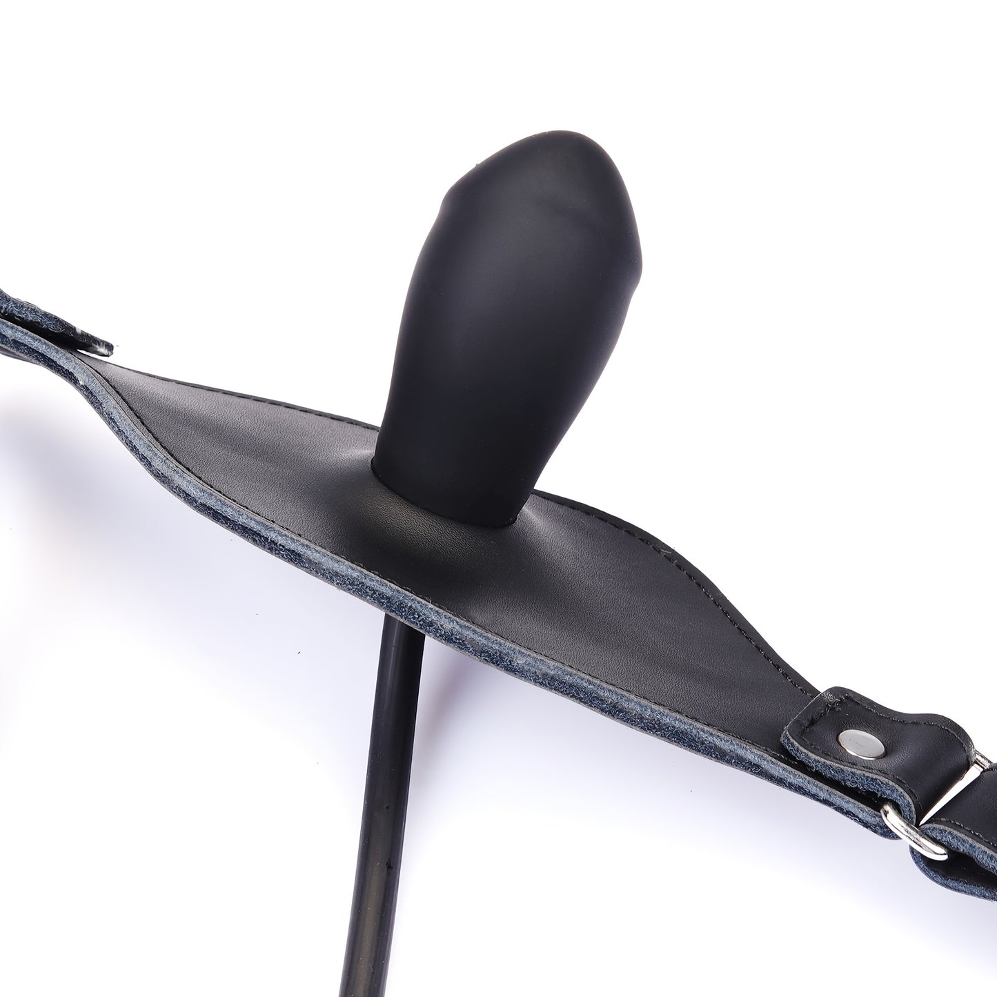 Inflatable Ball Gag With PU Straps For BDSM Bondage Play