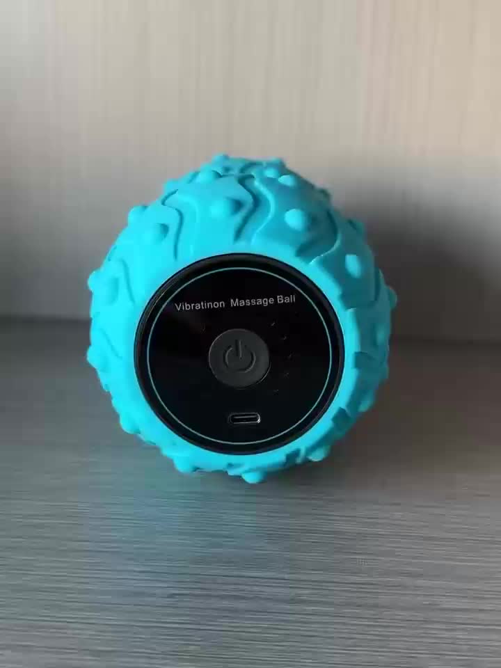 Portable Rechargeable Peanut Shaped Massager Ball With Vibration