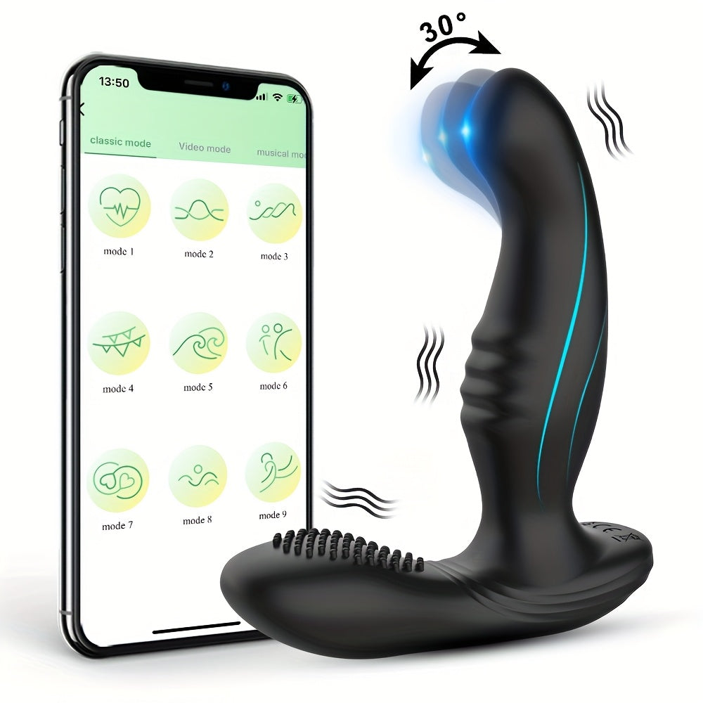 GENYEAN Anal Plug Vibrator With App Control And Rechargeable Battery