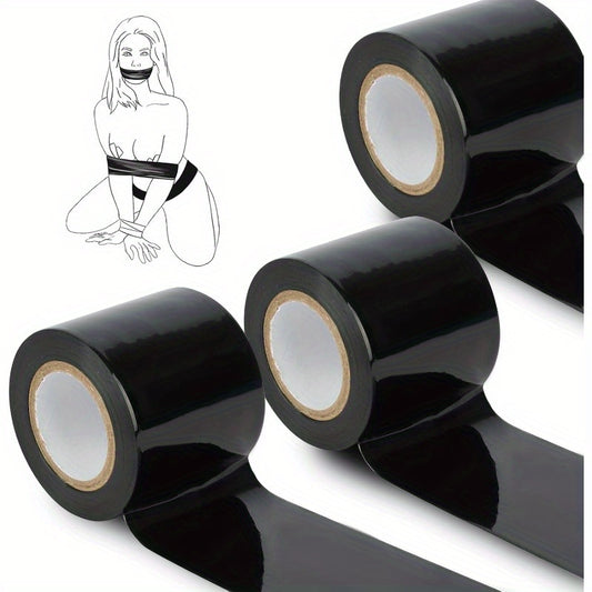 Sex Toys BDSM Bondage Tape Electrostatic PVC 3 Rolls for Couples