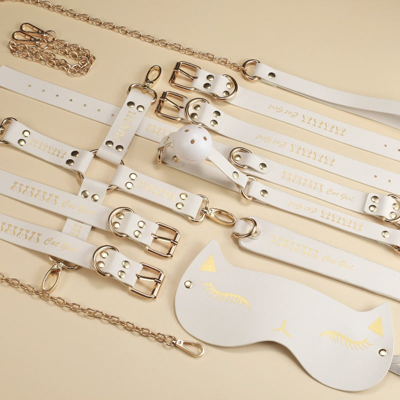 Catgirl 8pcs Set SM Bondage Bundled Sex Couple Adult Sex Products