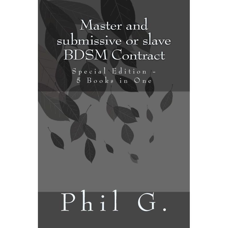 Createspace BDSM Contract Master And Submissive Five Book Bundle