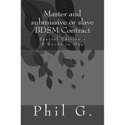 Createspace BDSM Contract Master And Submissive Five Book Bundle