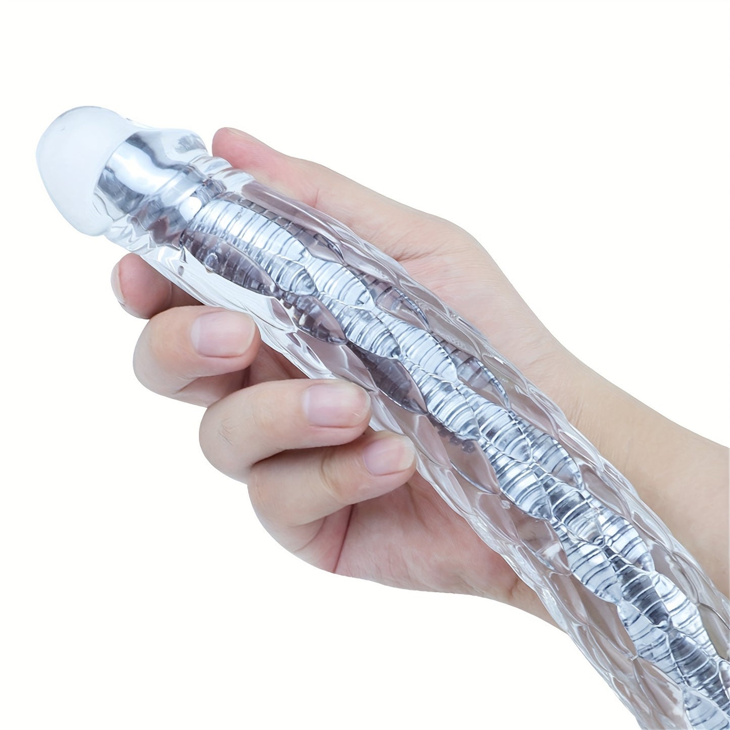 Silicone Double-Headed Dildo Massage Stick for G-Spot Stimulation