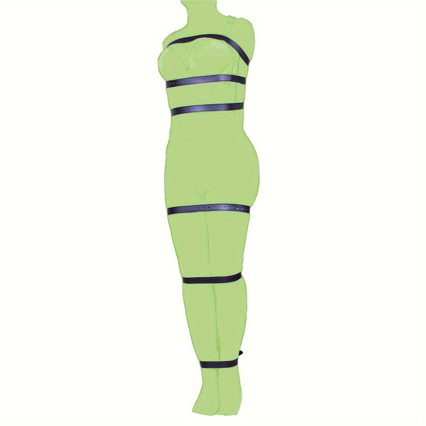 Adult Halloween Bondage Cuffs Adjustable Restraint Strap SM Role Play