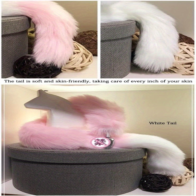 Furry Anal Plugs Set For Women And Men With Tailpiece