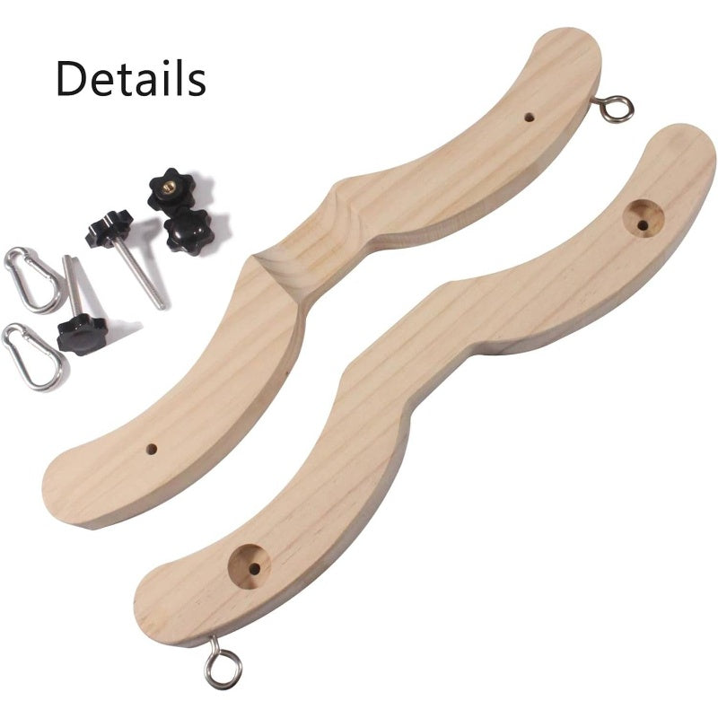 Wooden Scrotal Restraints for BDSM Bondage and Punishment
