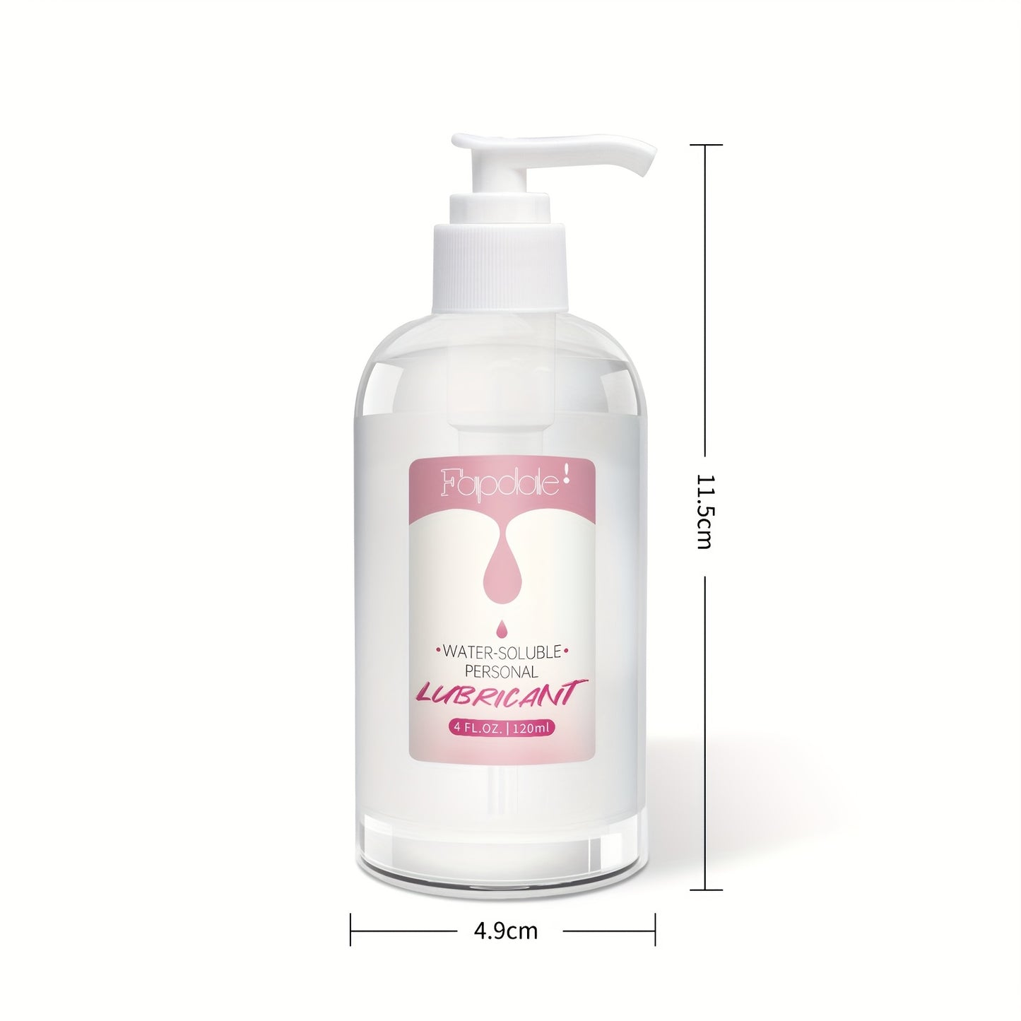 FAPDALE Water Based Lubricant 4 Pack With Pump Head For Couples