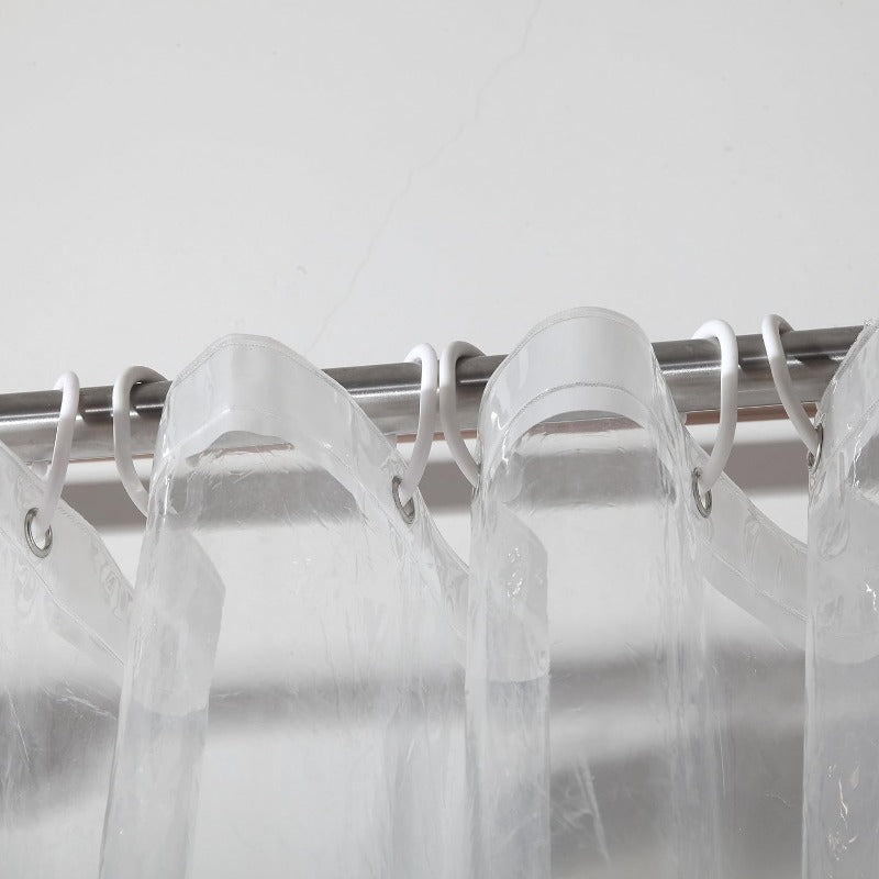 Pack Of 2 PEVA 4G Shower Curtain Liners Machine Washable