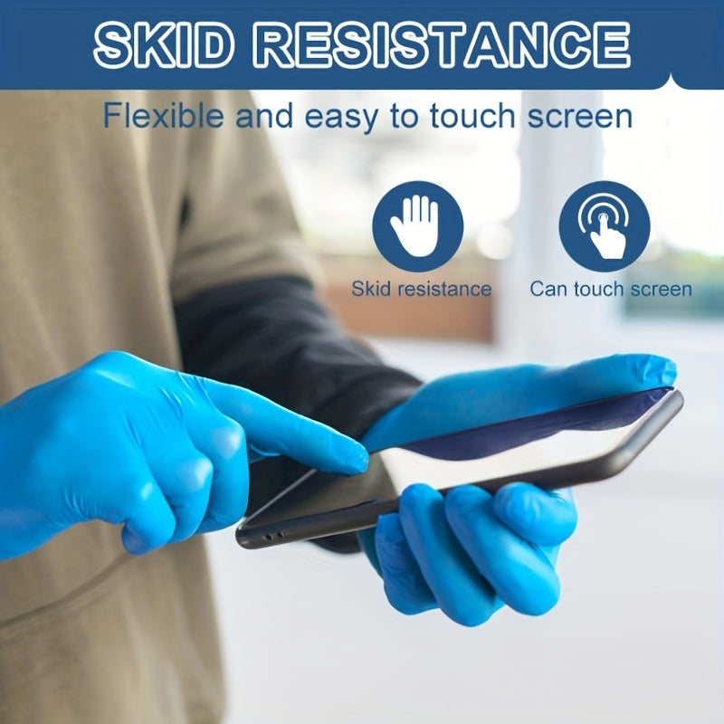 GTT Disposable Nitrile Gloves 6mil Latex-Free Waterproof Ambidextrous