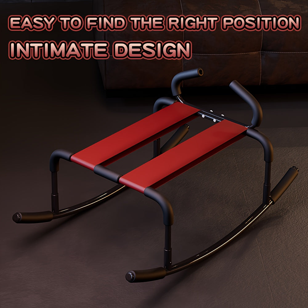 Sexual Restraint Chair, Swinging Sexual Chair, Sexual Furniture Stool, Height Lifting Chair, Lost Weight Bounce Stool, Sexual Novelty Toy, Couple, Red
