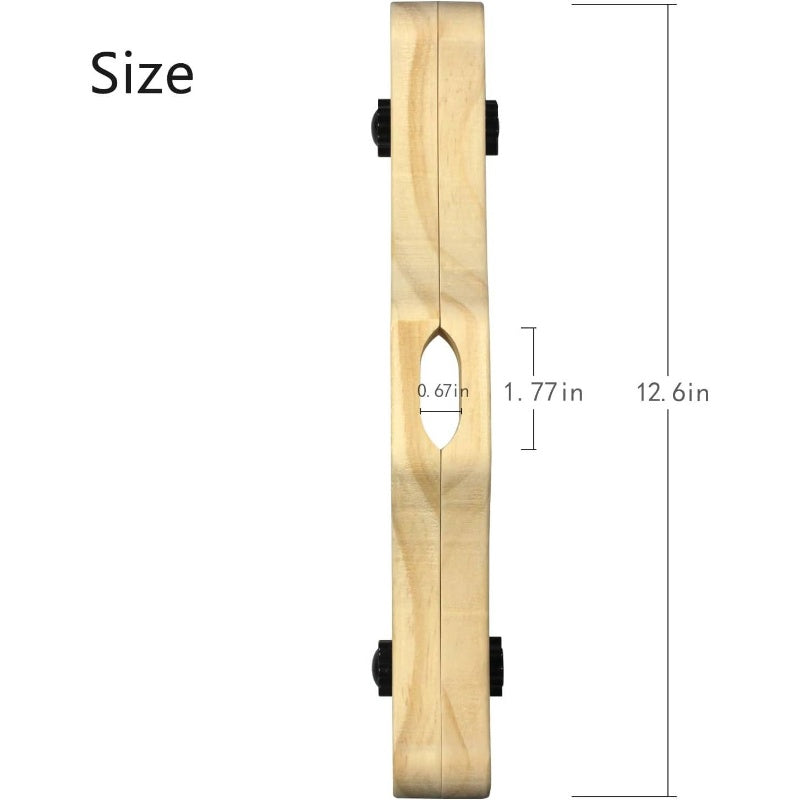 Wooden Scrotal Restraints for BDSM Bondage and Punishment