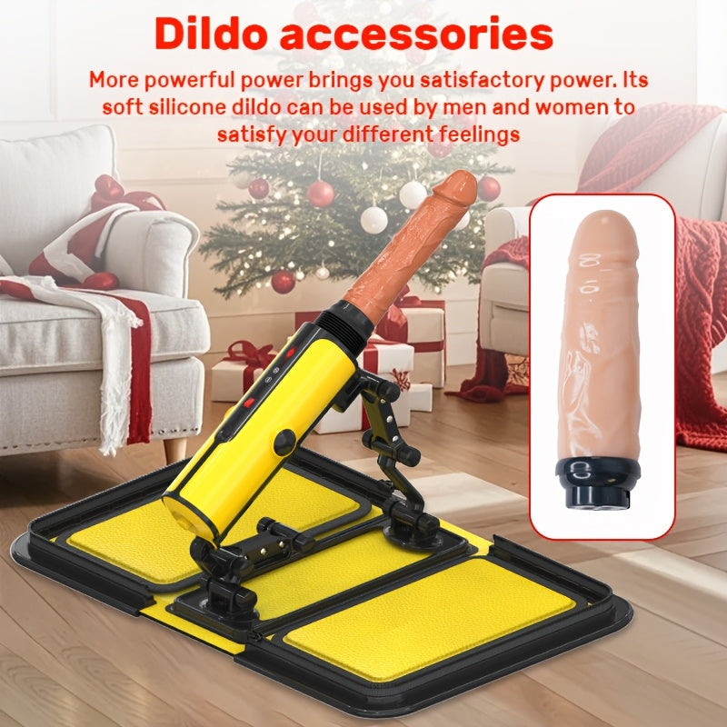 Limited Edition Holiday Vibrating Dildo With Adjustable Angle Plug