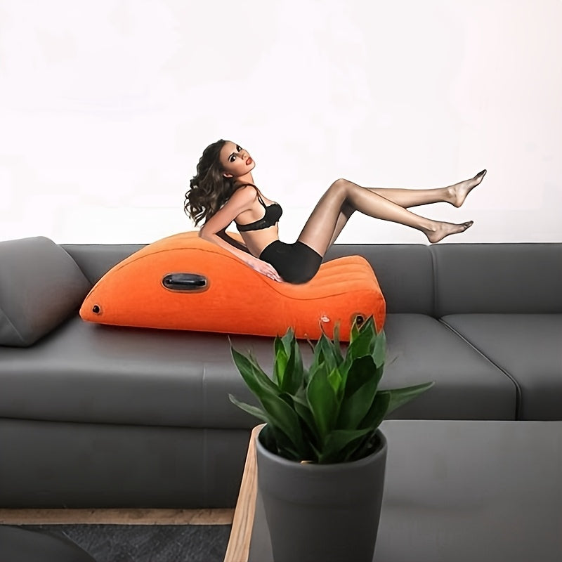 Flocking Inflatable Sex Pillow Sex Furniture Couples Love Position Cushion Sofa