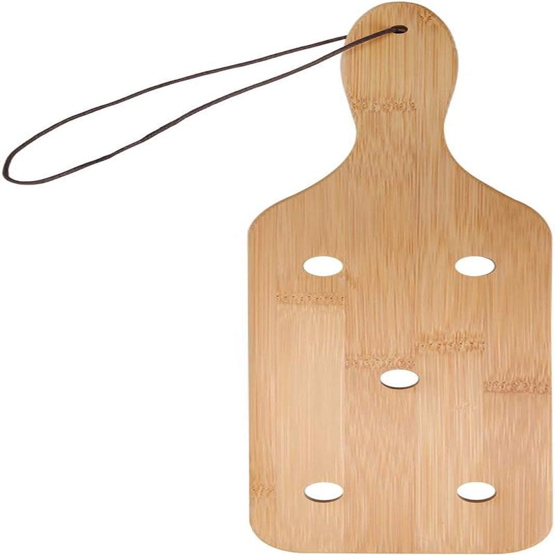 14inch Bamboo Paddle for Adult BDSM Sex Play with 5 Holes, Bdsm Accessories, Erotic Play, Smooth Finish, Sleek Design, Durable Material, Lightweight Construction, Erotic Tool