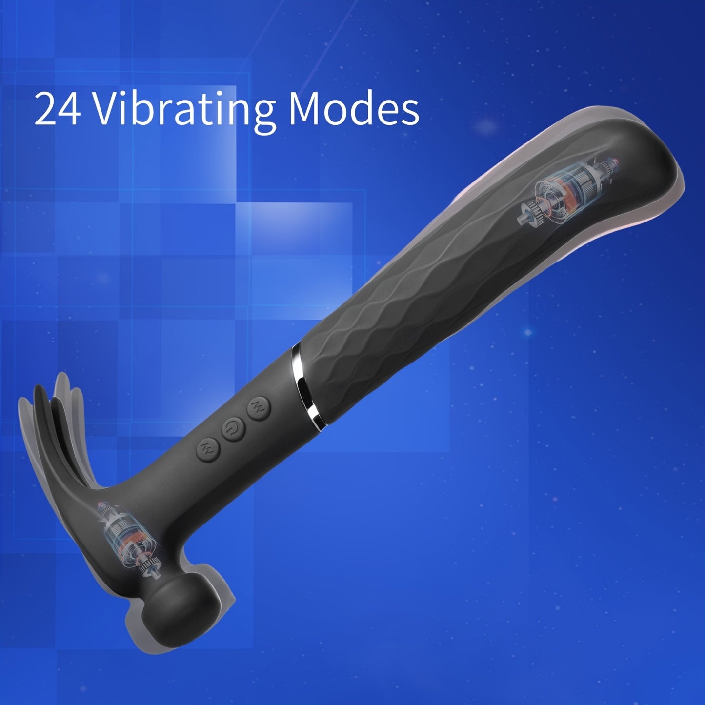 BDSM Four Piece Play Set With G Spot Vibrator Paddle