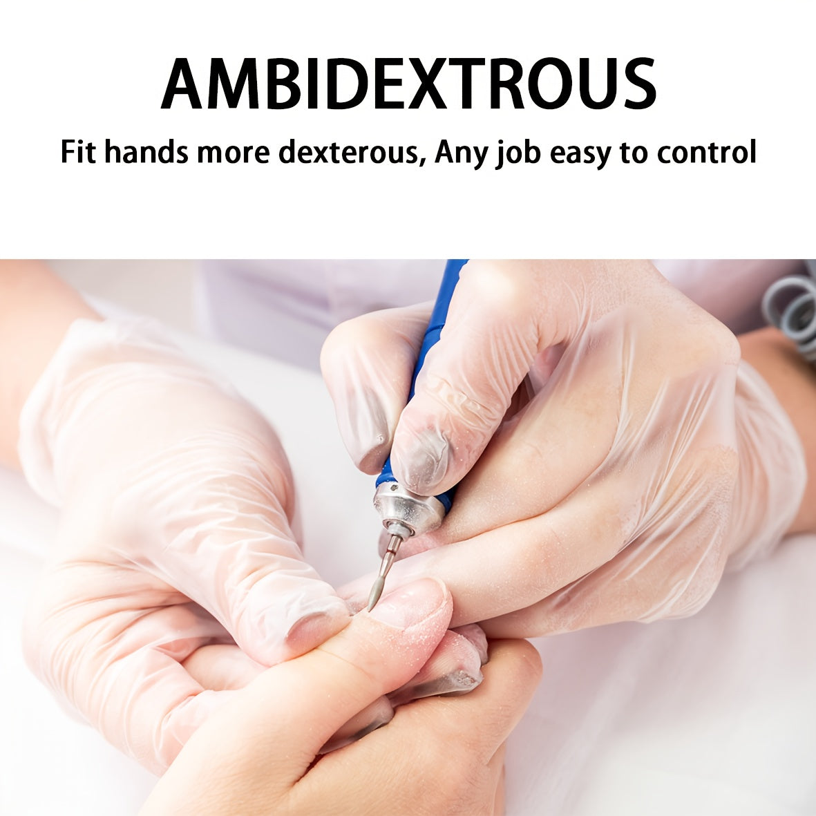 Disposable Vinyl Gloves Latex Free Powder Free Ambidextrous 200 Count