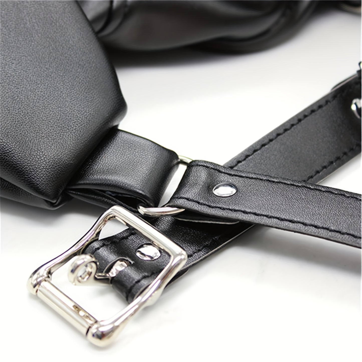 Leather Bondage Arm Sleeve Corset For Couples BDSM Costume