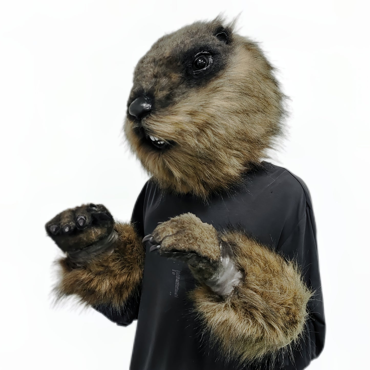 Ultra-Realistic Groundhog Latex Mask Headgear for Cosplay and Parties