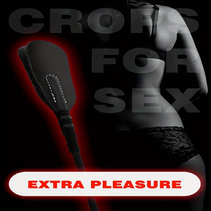 Versatile BDSM Paddle and Whip for Gentle to Intense Play