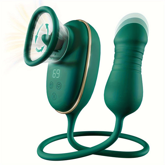 GENYEAN Sucking Tongue Vibrator With 9 Modes G Spot Clitoral