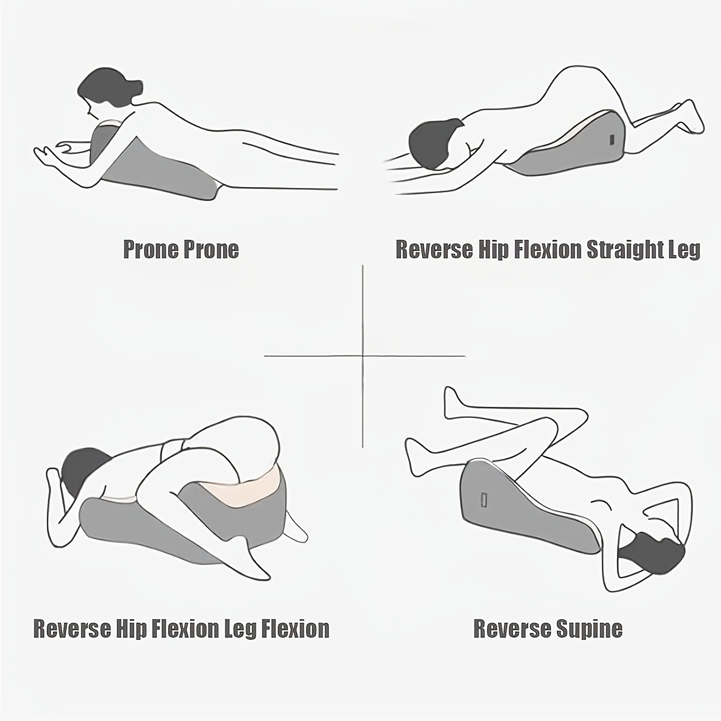 Memory Foam Sex Wedge Pillow For Couples With Anti-slip Base