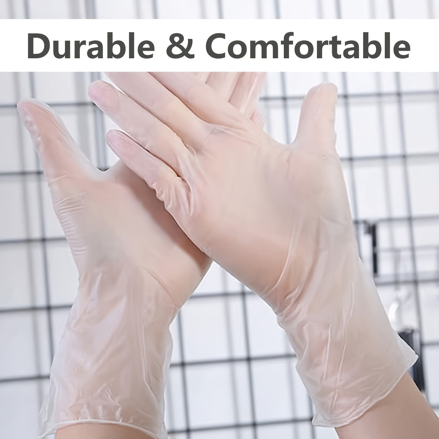Disposable Vinyl Gloves Latex Free Powder Free Ambidextrous 200 Count