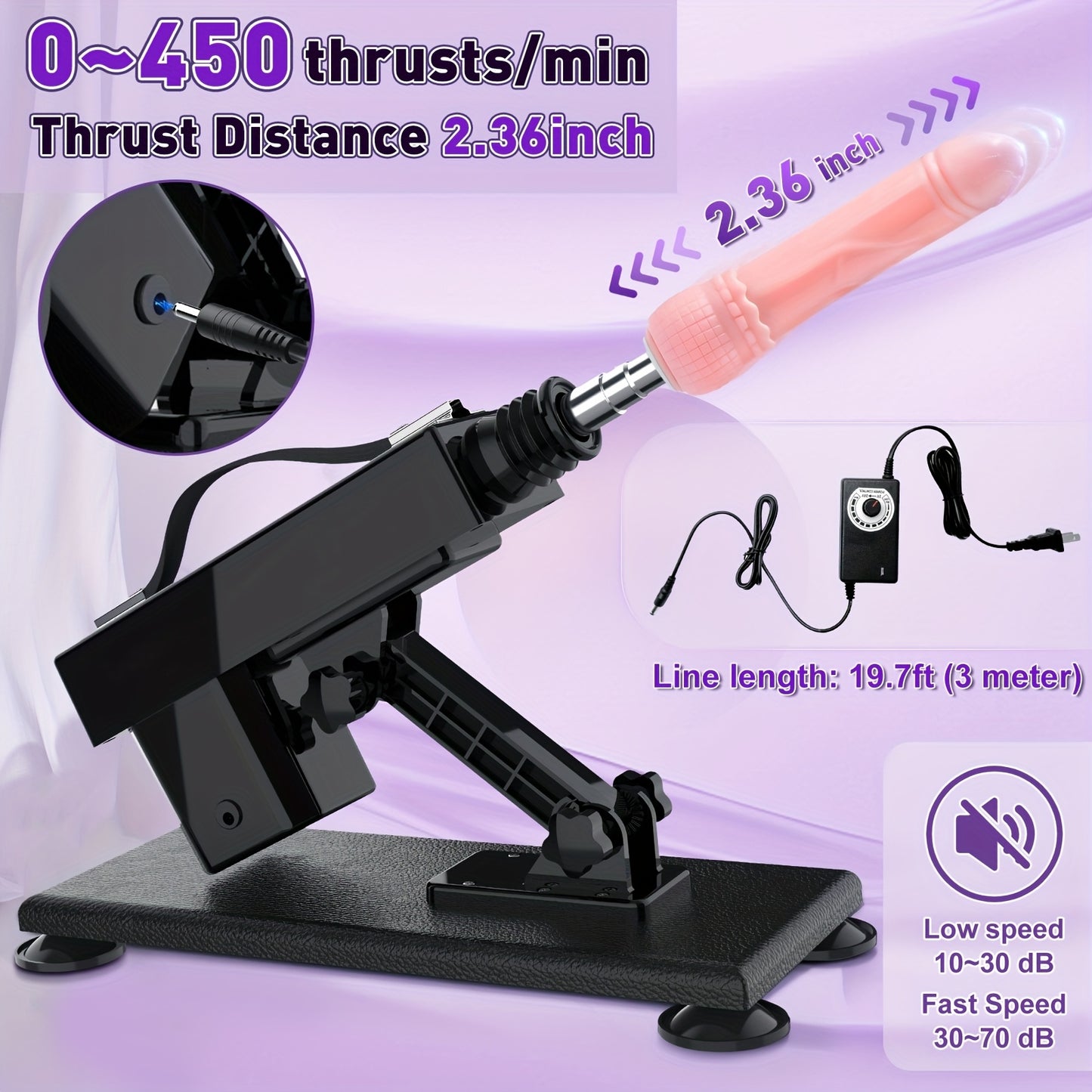 Sex Machine for Couples and Solo Play with 8 Attachments