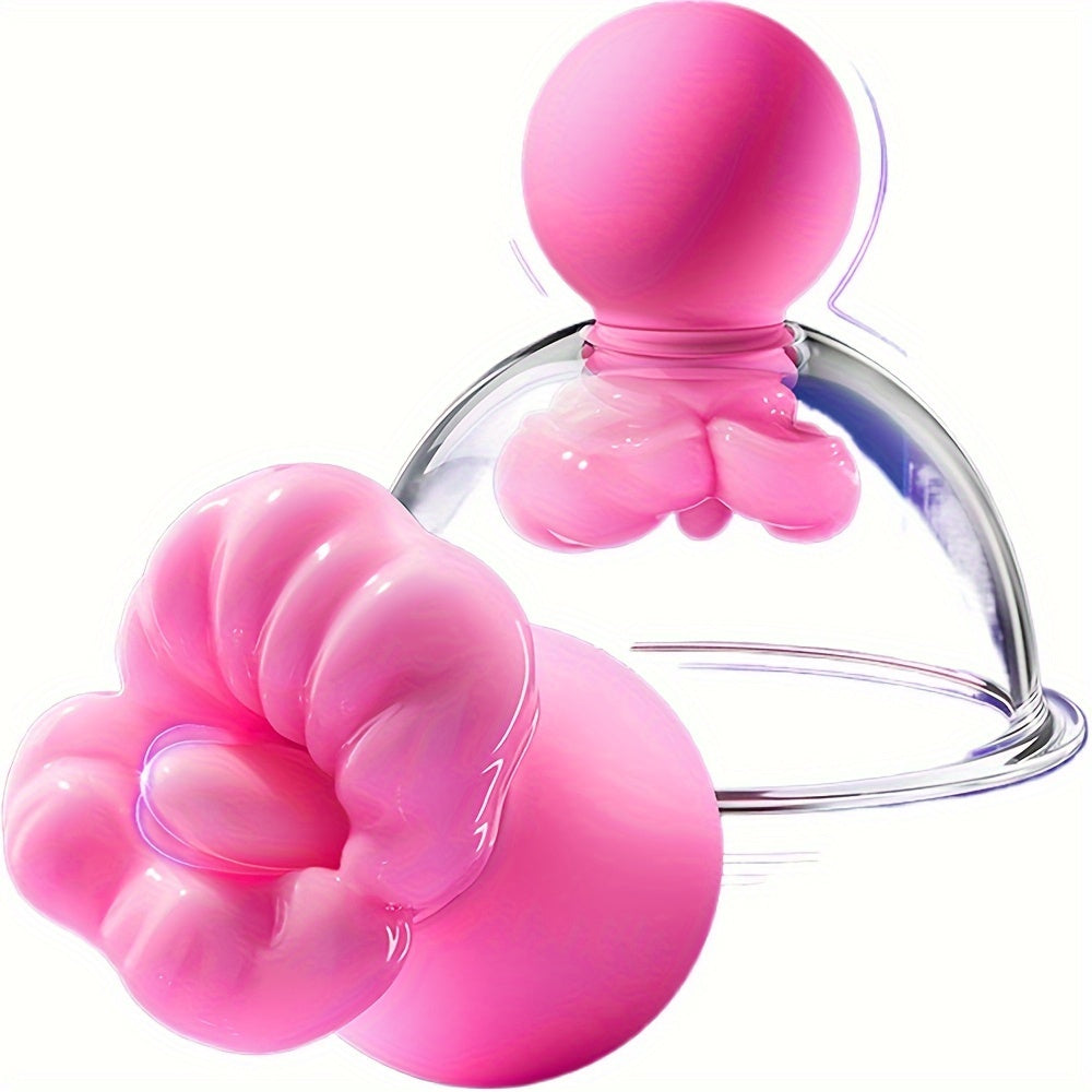 Silicone Nipple Vibrator With 12 Modes Breast Massager For Women