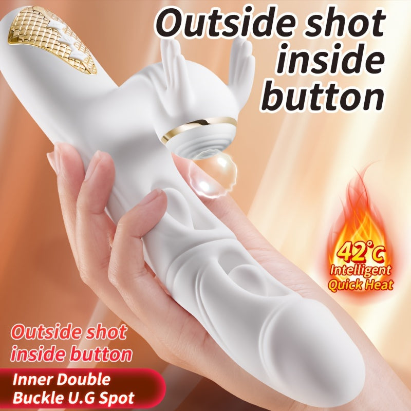 AAV 4-In-1 Multifunctional USB Rechargeable Silicone Pleasure Toy