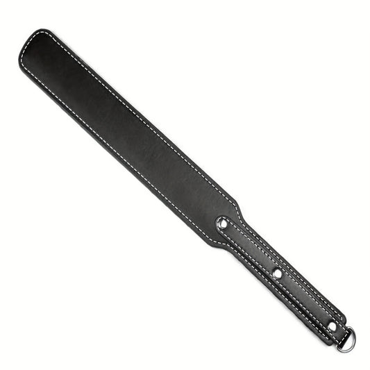 Horse Training Crop With Stainless Steel Handle Faux Leather Paddle