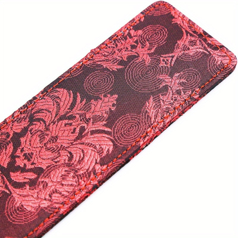 Faux Leather Jacquard Bondage Paddle for Beginner Spanking