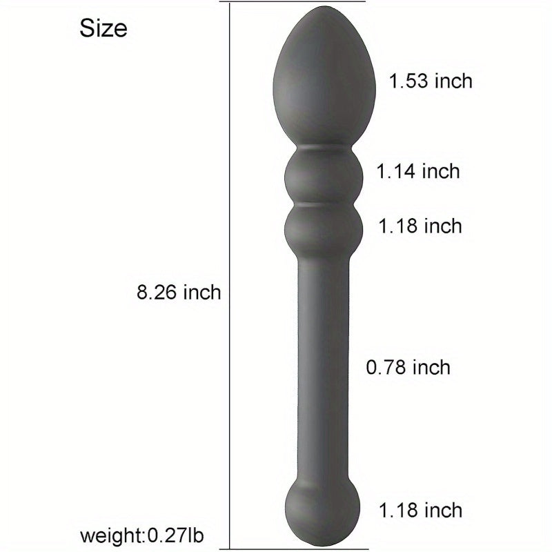 Silicone Double Ended Dildo Massage Wand For Couples Waterproof