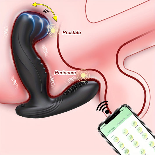 GENYEAN Anal Plug Vibrator With App Control And Rechargeable Battery